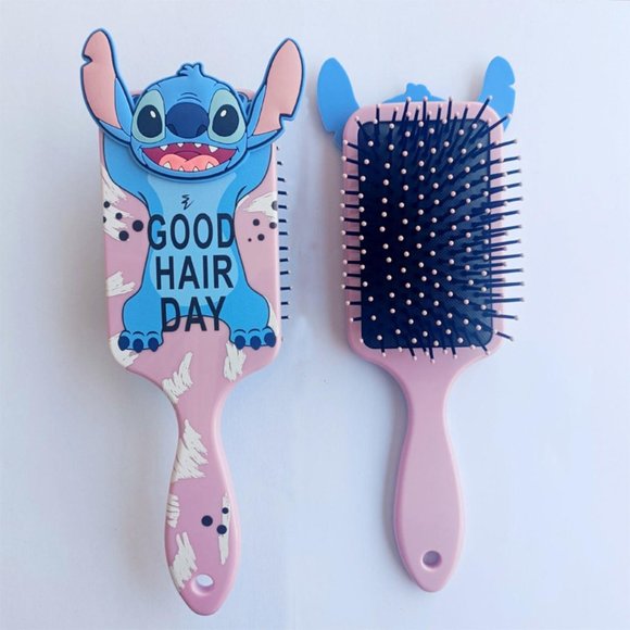 Disney Accessories - 3D Lilo & stitch pink and blue Good hair day paddle comb brush limited quantity